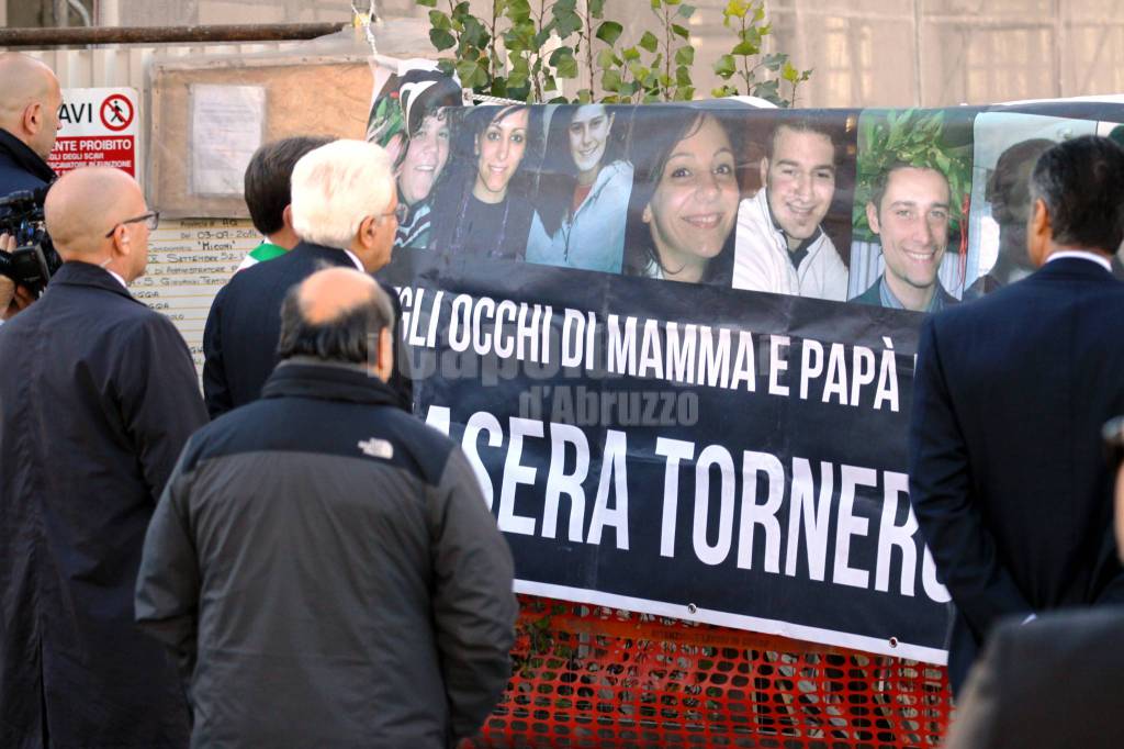 Mattarella a L'Aquila - Visita alla Casa dello Studente