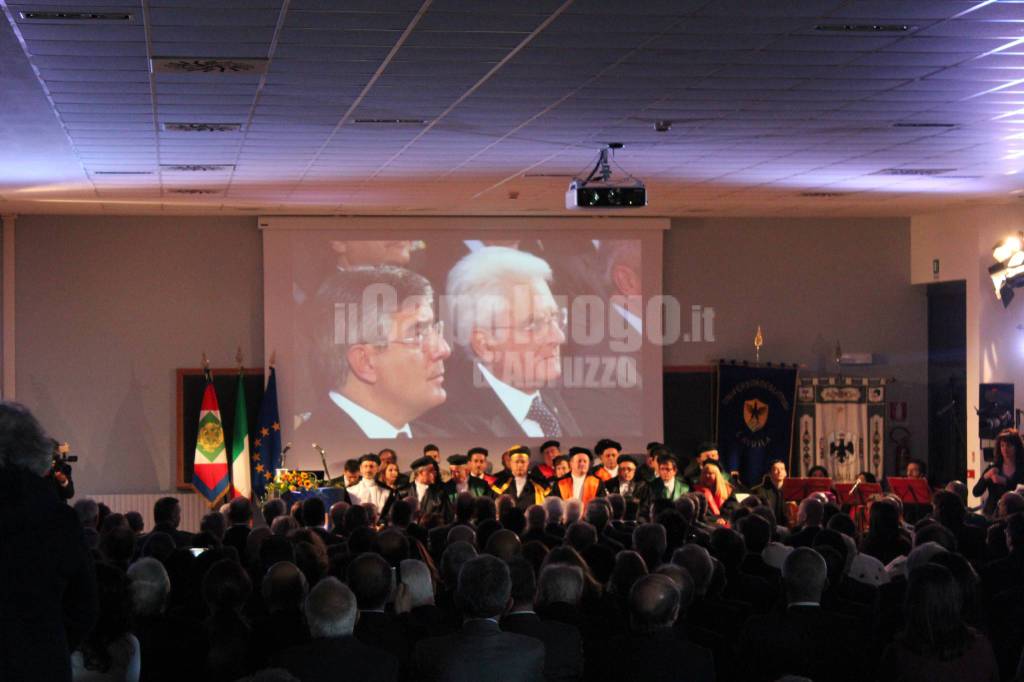 Univaq: Mattarella all'inaugurazione dell'anno accademico