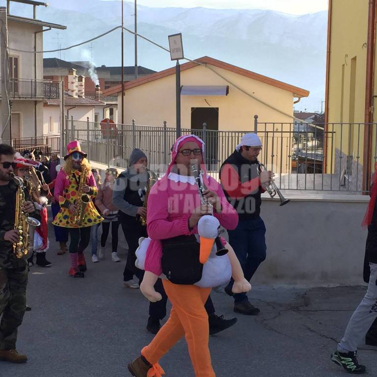 Carnevale a Paganica con il Concerto bandistico città di Paganica