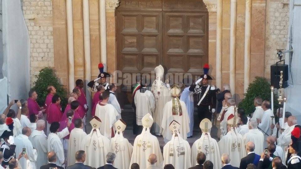 Apertura della Porta Santa 28 agosto