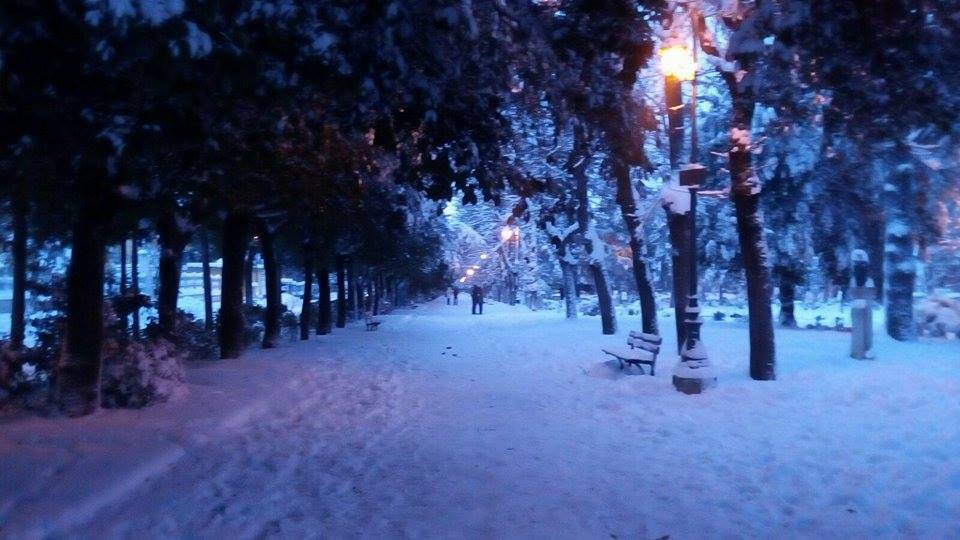 Sulmona ricoperta dalla neve