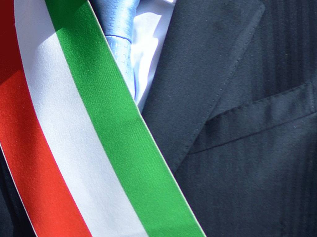 fascia tricolore sindaco