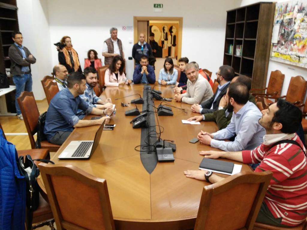 conferenza stampa Noi con Salvini -Biondi