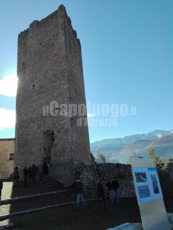 Beffi, fiera della capra: torre medievale