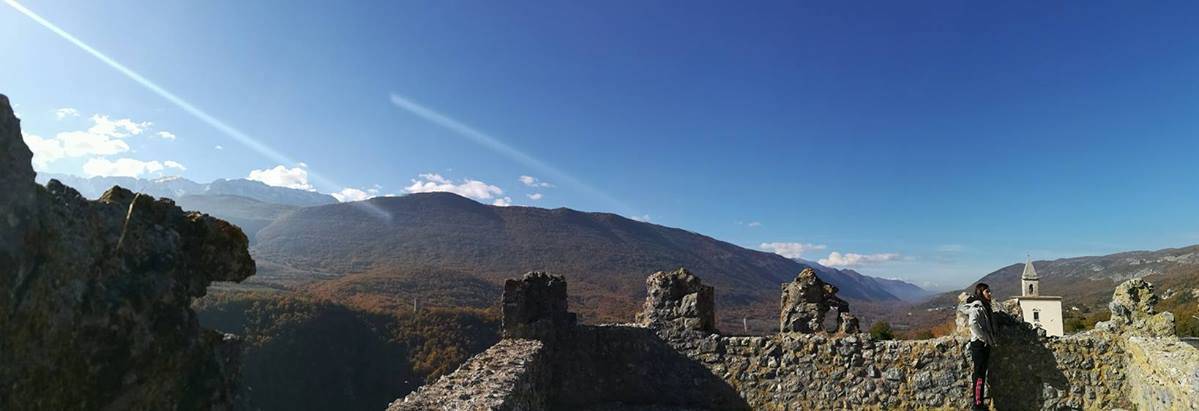 torre medievale beffi: vista dalla terrazza