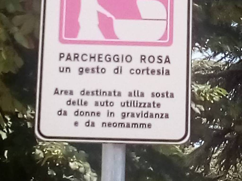 parcheggi rosa