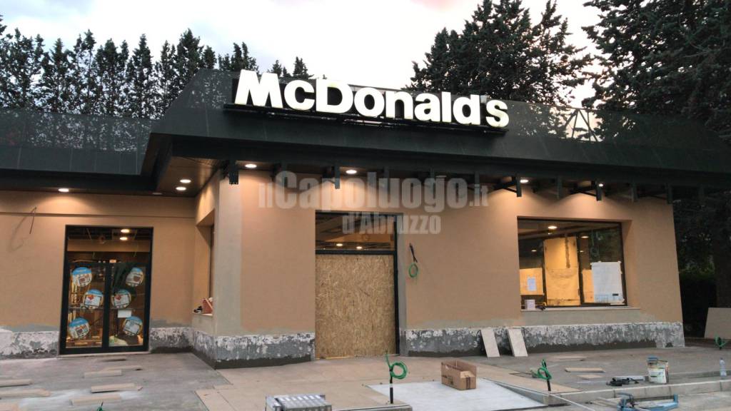mcdonald's lavori in corso - agosto 2019