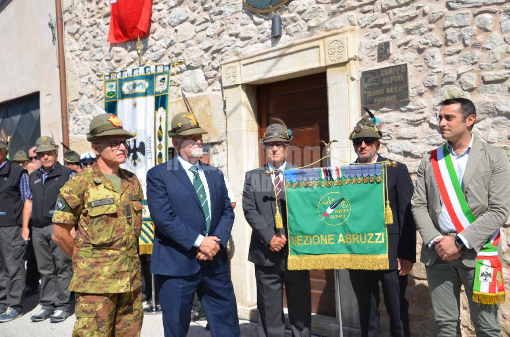 alpini, cerimonia a paganica