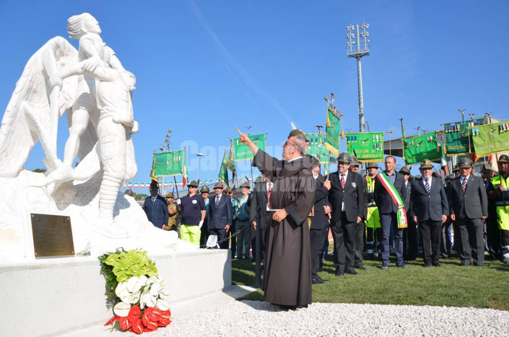 alpini, raduno 2019: inaugurata stata valter di carlo