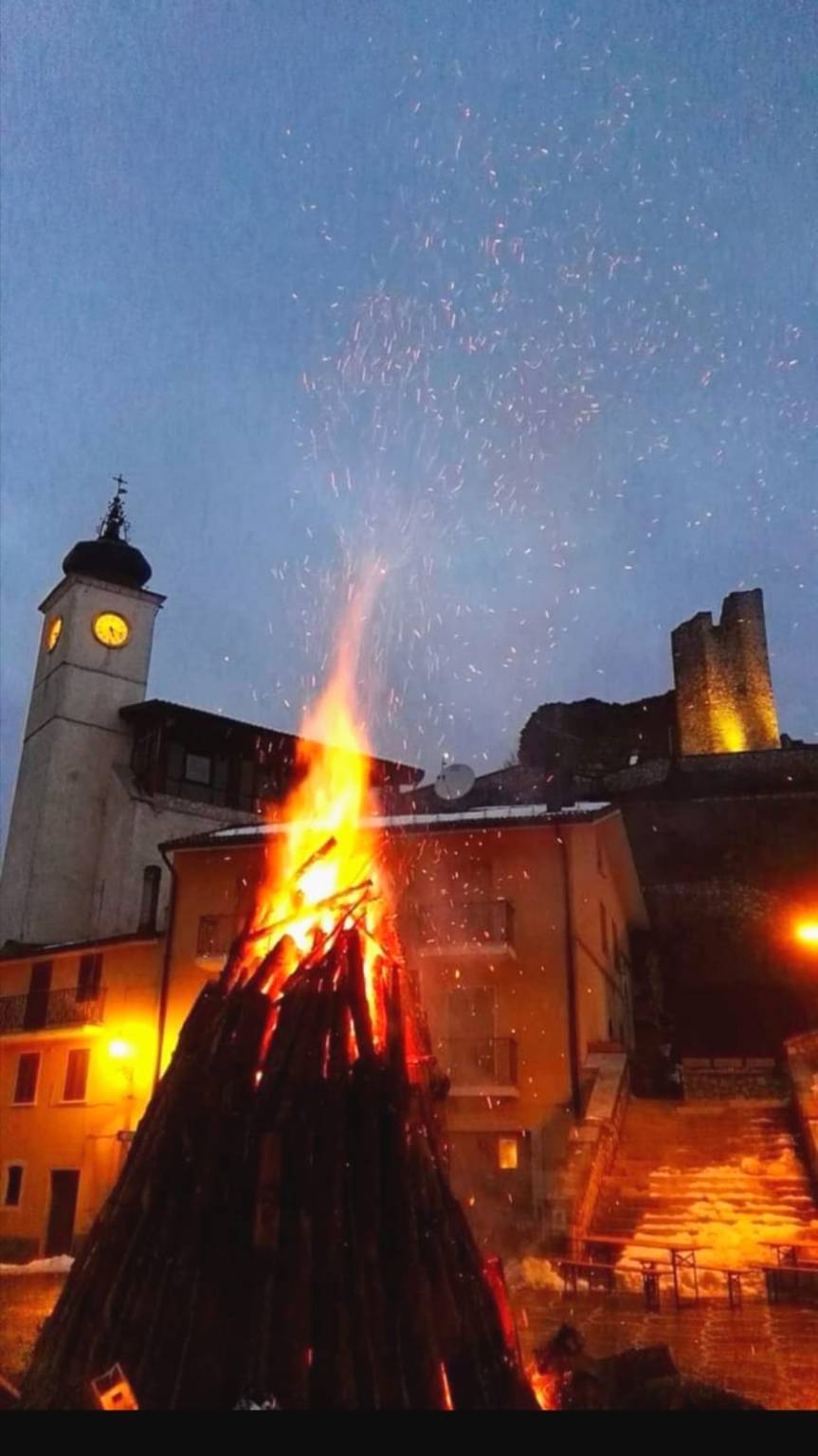 alfedena fuoco sant'antonio