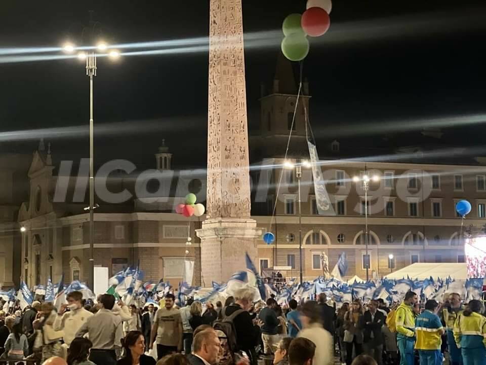 Fratelli d'italia a Roma, comizio conclusivo 