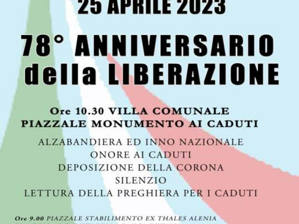 25 aprile 2023 l'aquila festa della liberazione