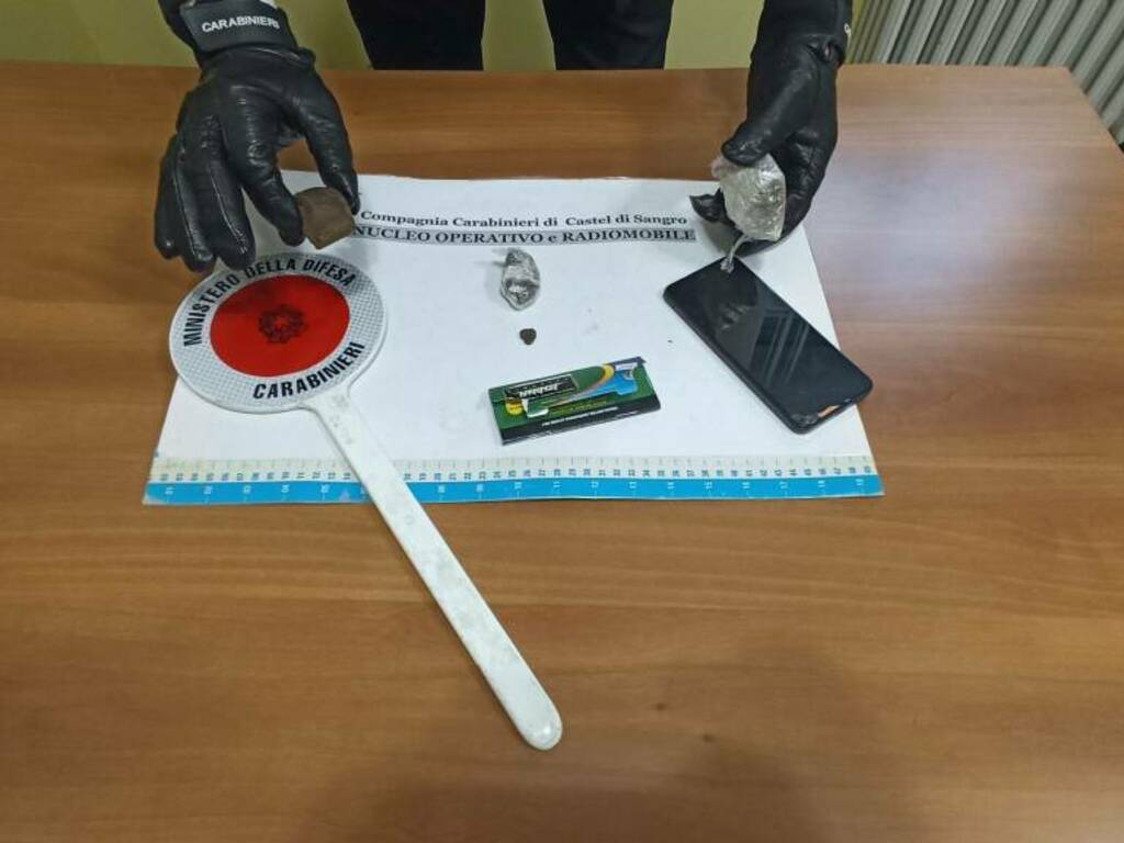 arresto droga carabinieri sulmona