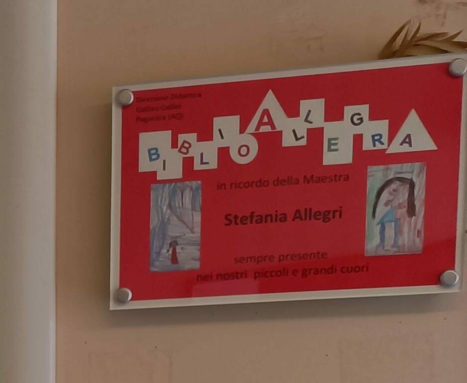 Bazzano Nursery School, BiblioAllegra reopens